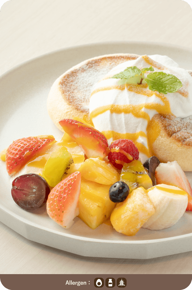 フルーツパンケーキ