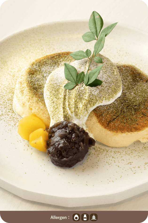 抹茶パンケーキ