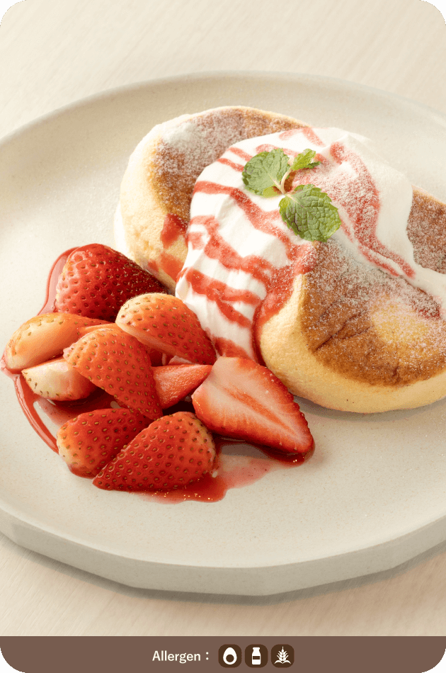 いちごパンケーキ